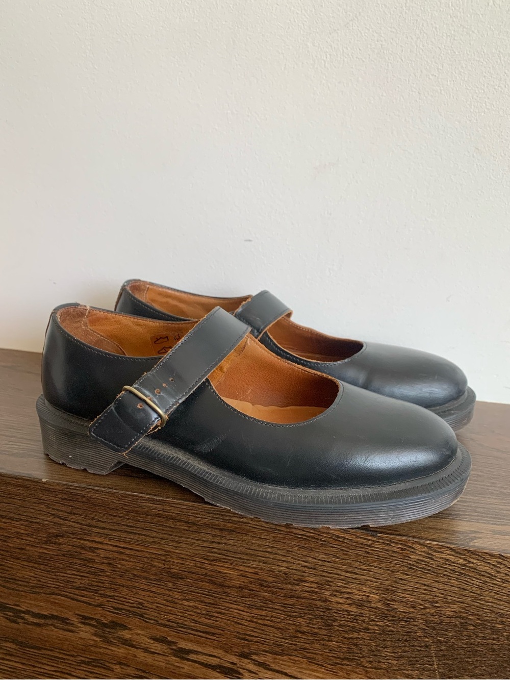 Dr. Martens Black Leather Mary Jane Shoes